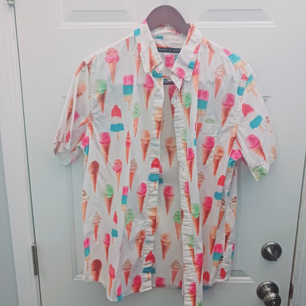 Ice Cream Print  Shirt - Picture 2 of 9
